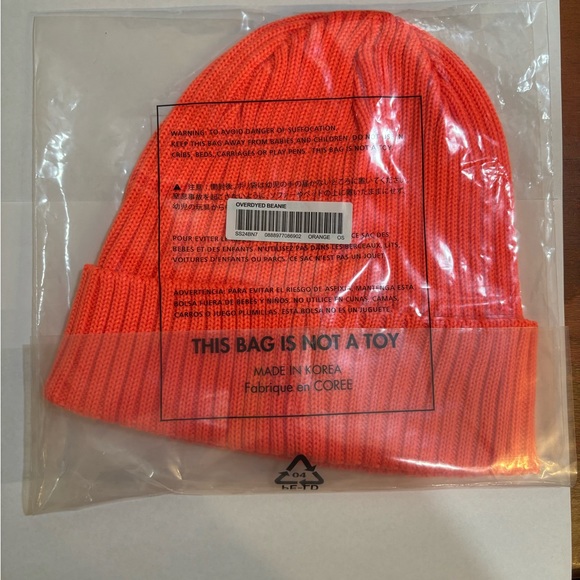 Supreme Overdyed Beanie Orange SS24 - Picture 5 of 5